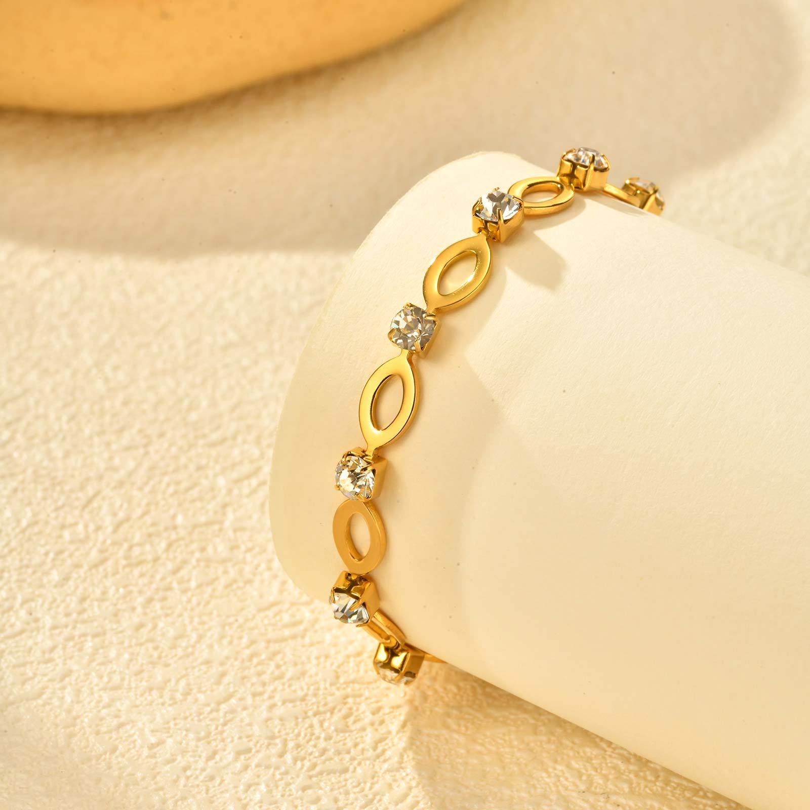 Zircon Link Bracelet