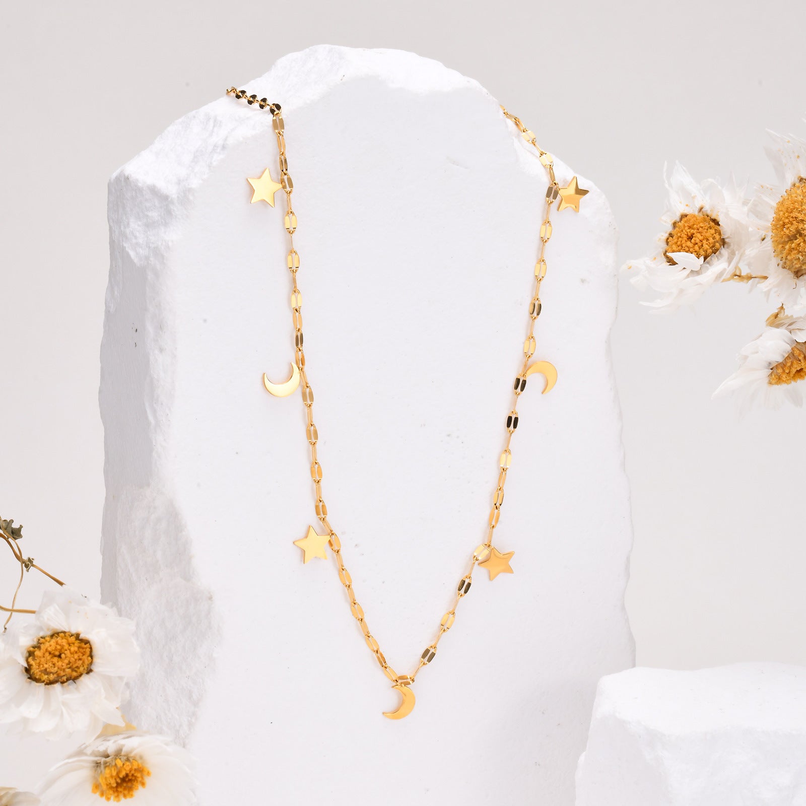 Moon & Star Necklace