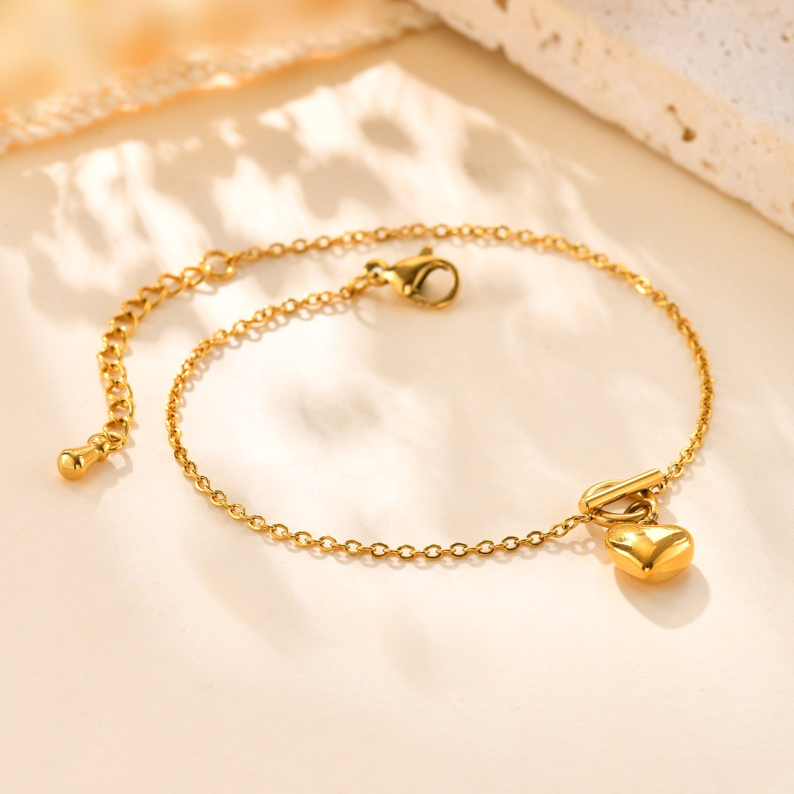 Heart Charm Bracelet