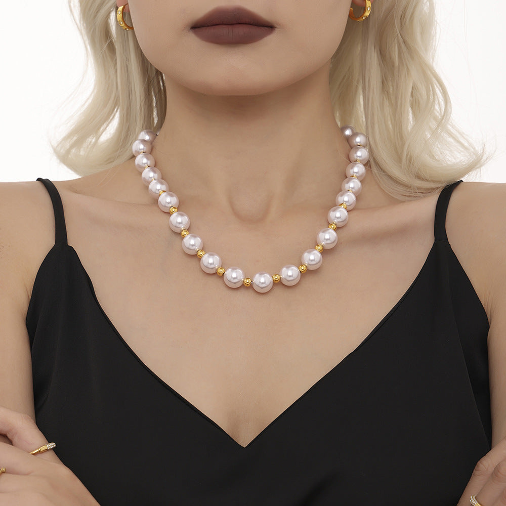 Golden Grace Pearl Necklace