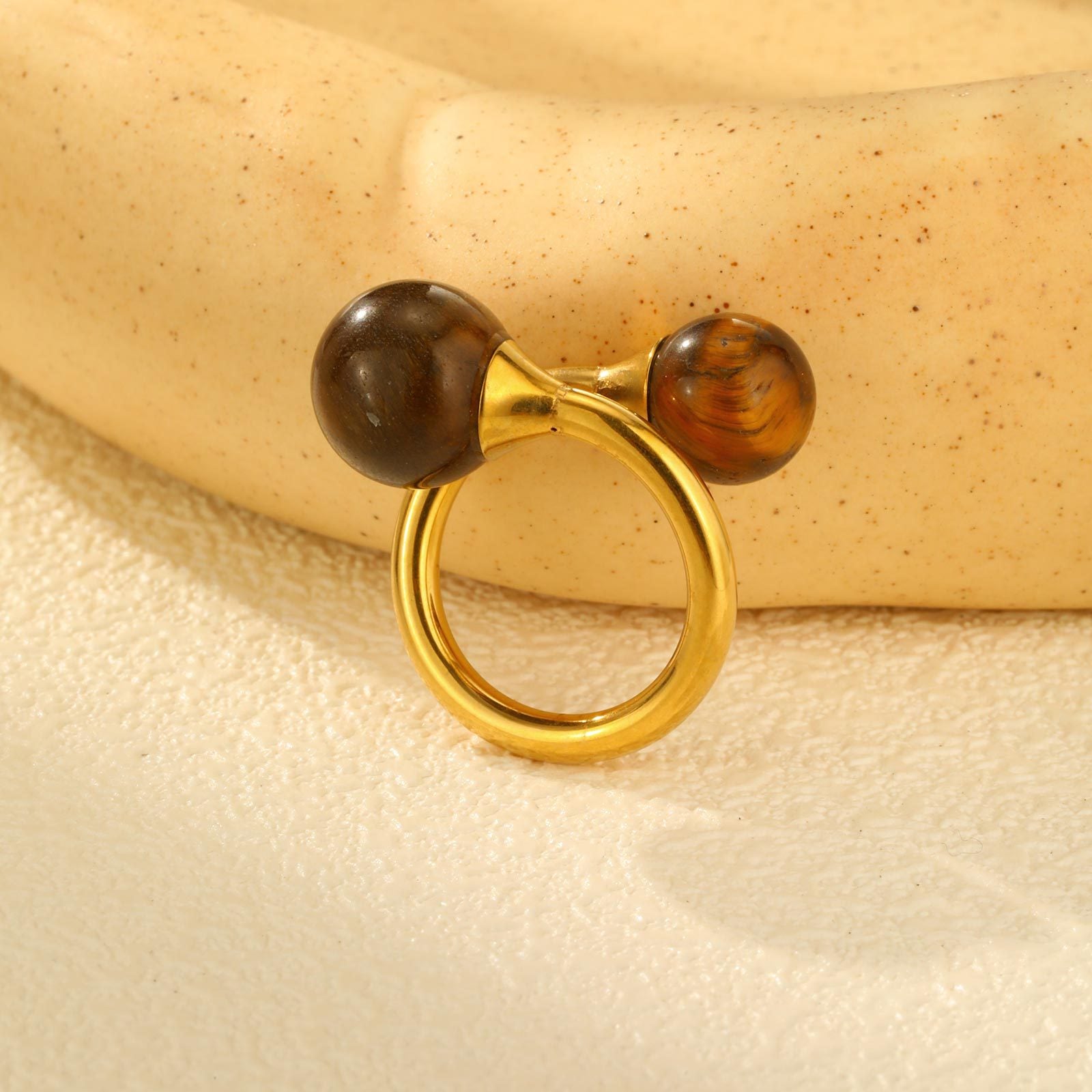 Tiger Eye Statement Ring