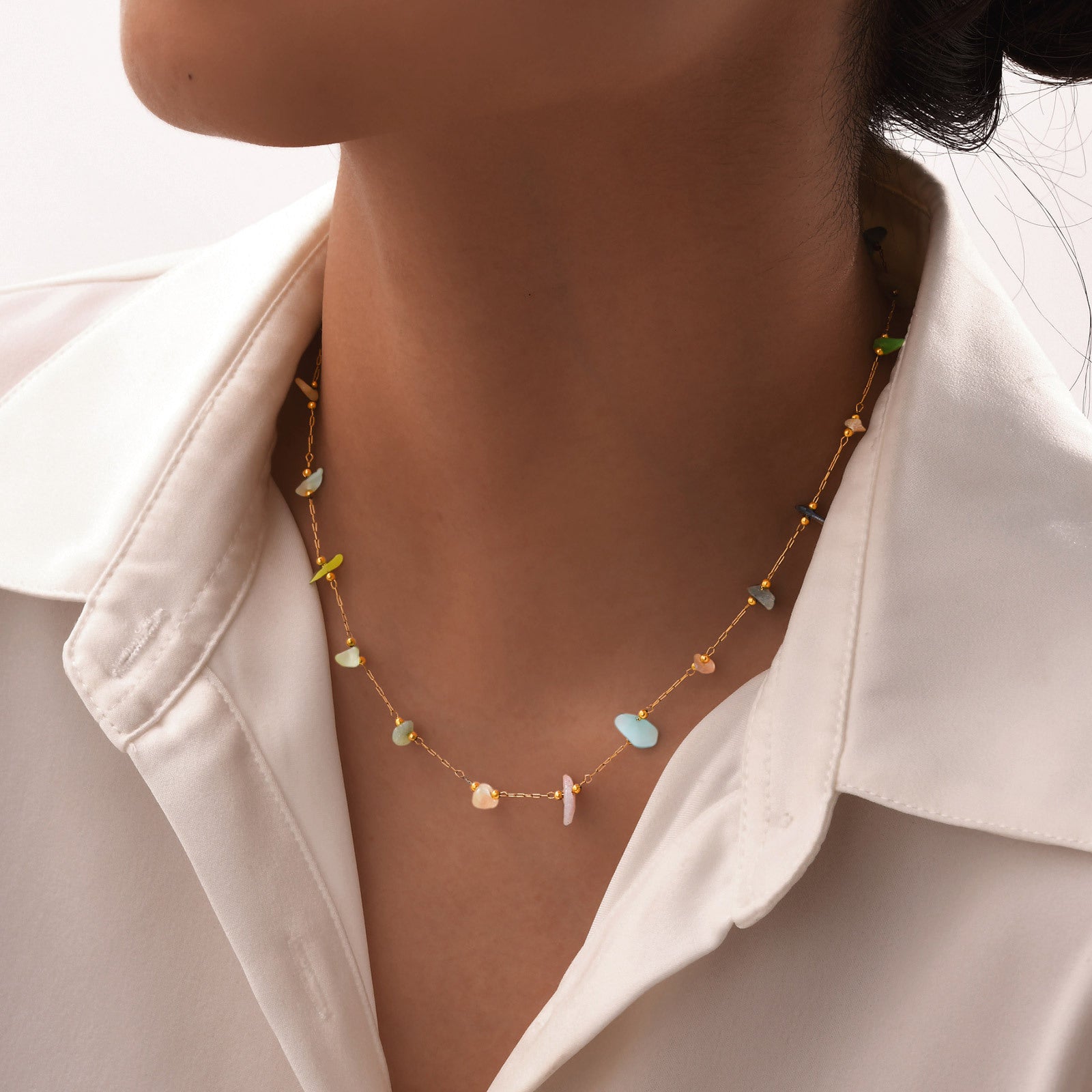 Colorful Stone Necklace