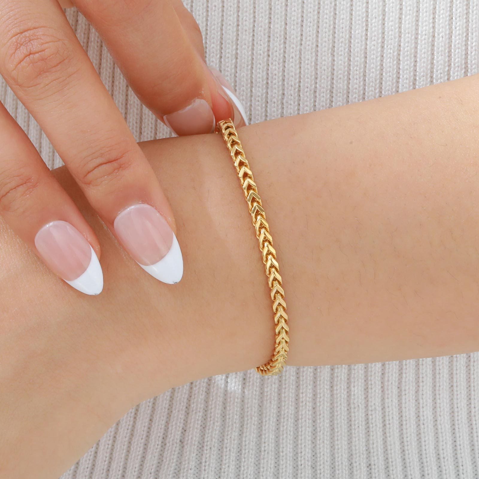 Gold Cuban Chain Bracelet