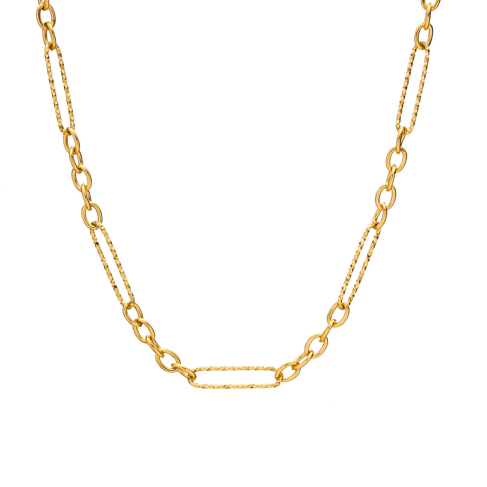 Textured Chain Necklace