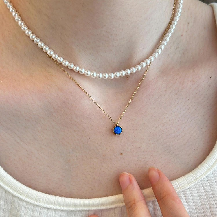 Azure Glow Necklace