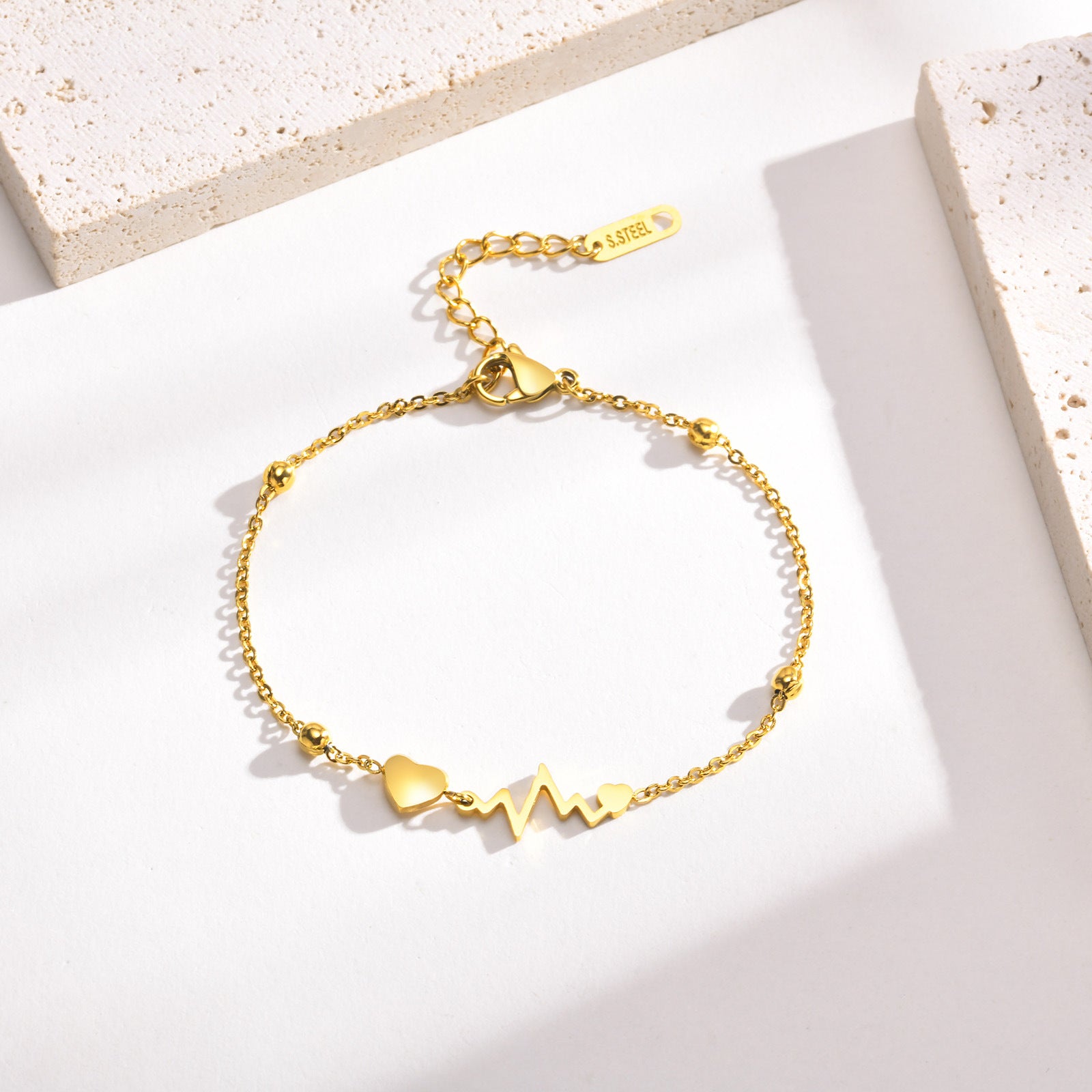 Heartbeat Charm Bracelet