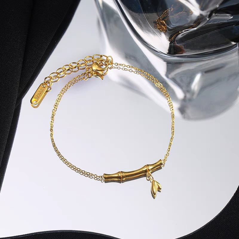 Bamboo Charm Bracelet