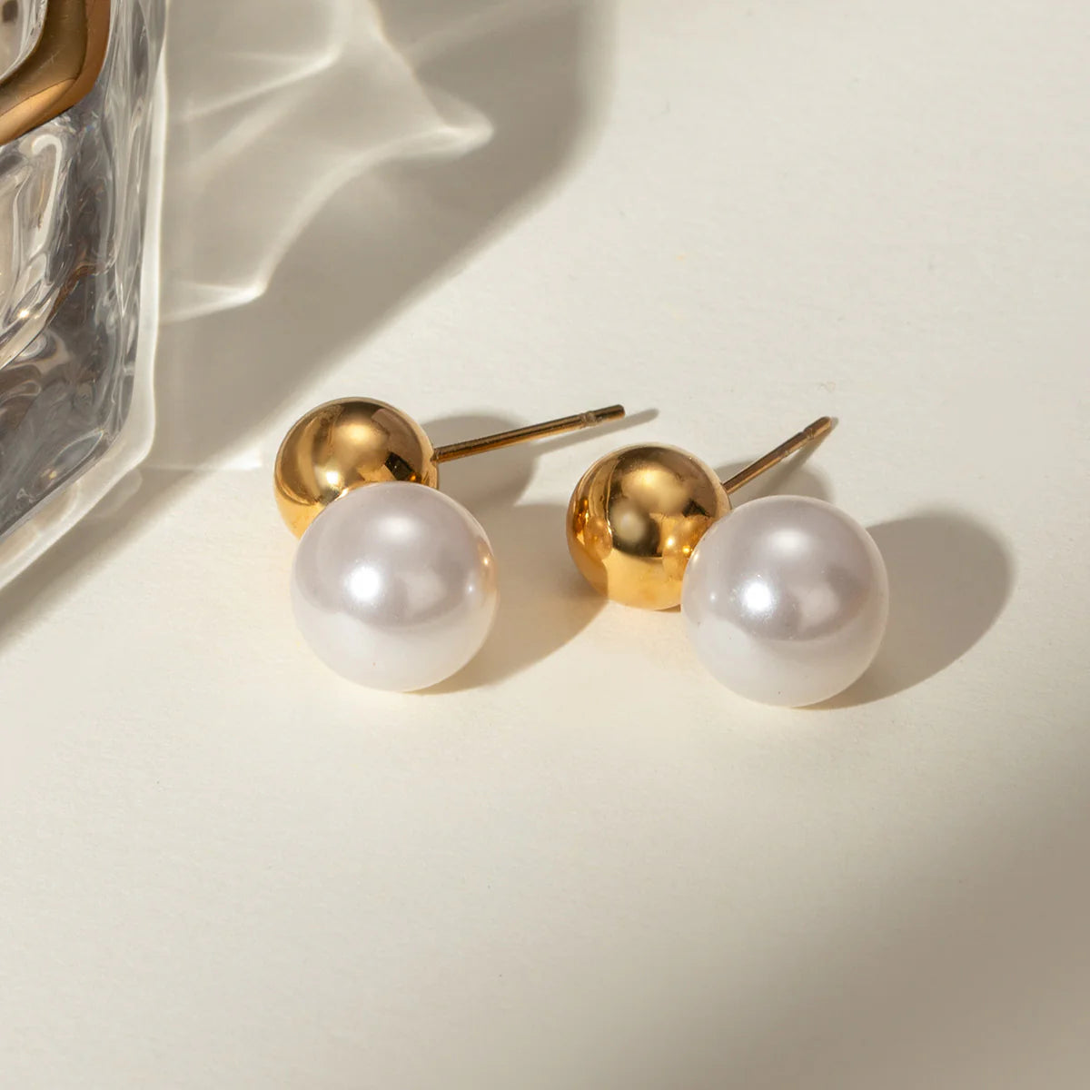 Pearl Stud Earrings
