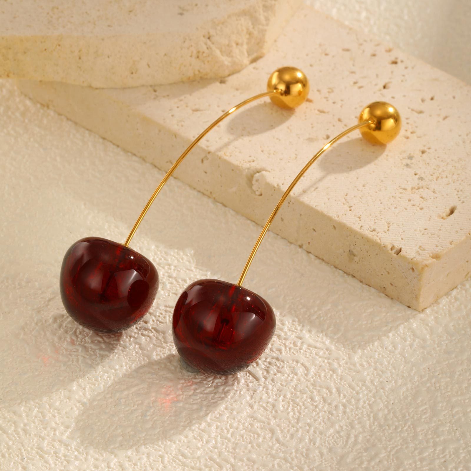 Cherry Drop Earrings