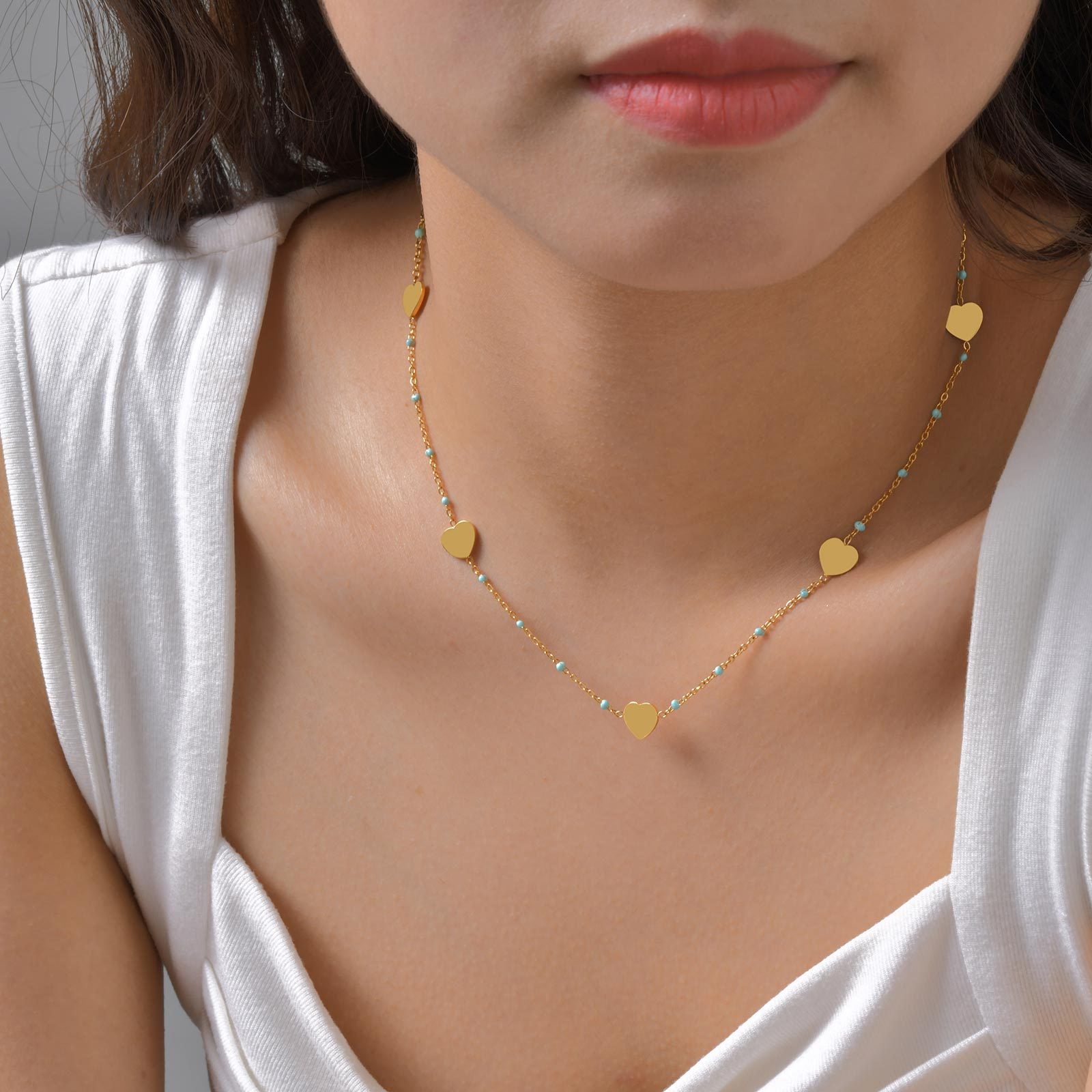 Heart Bead Necklace