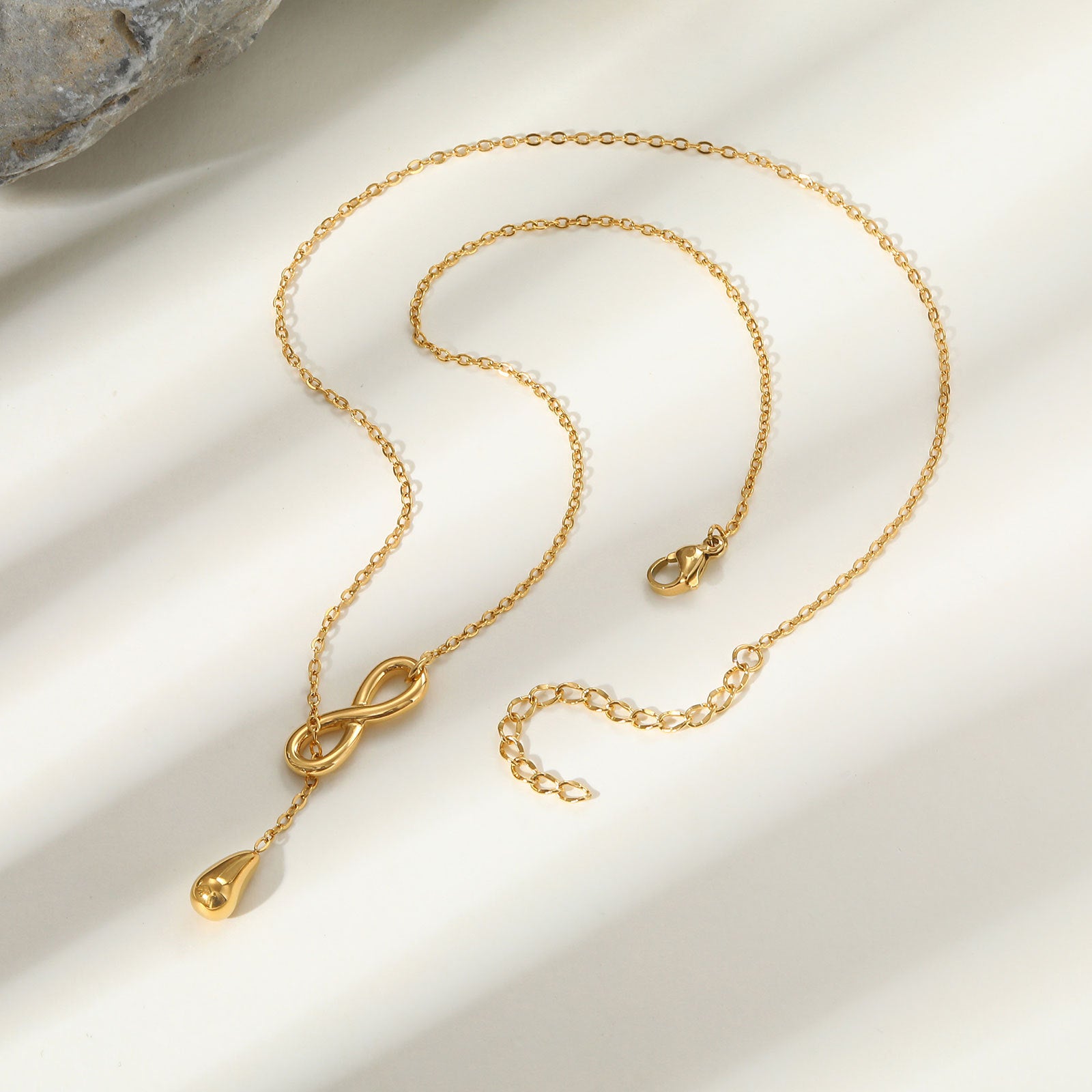 Infinity Drop Necklace