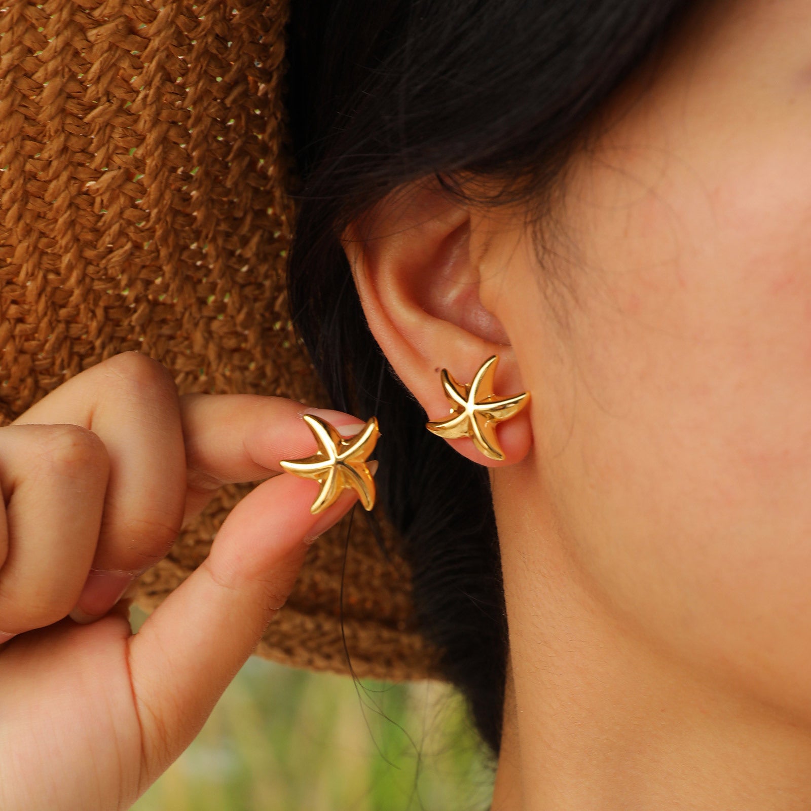 Starfish Stud Earrings
