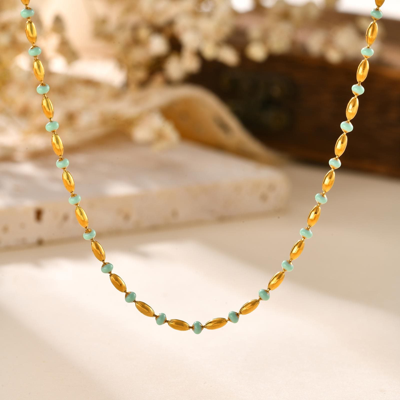 Beaded Chain Necklace