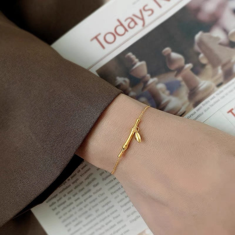 Bamboo Charm Bracelet