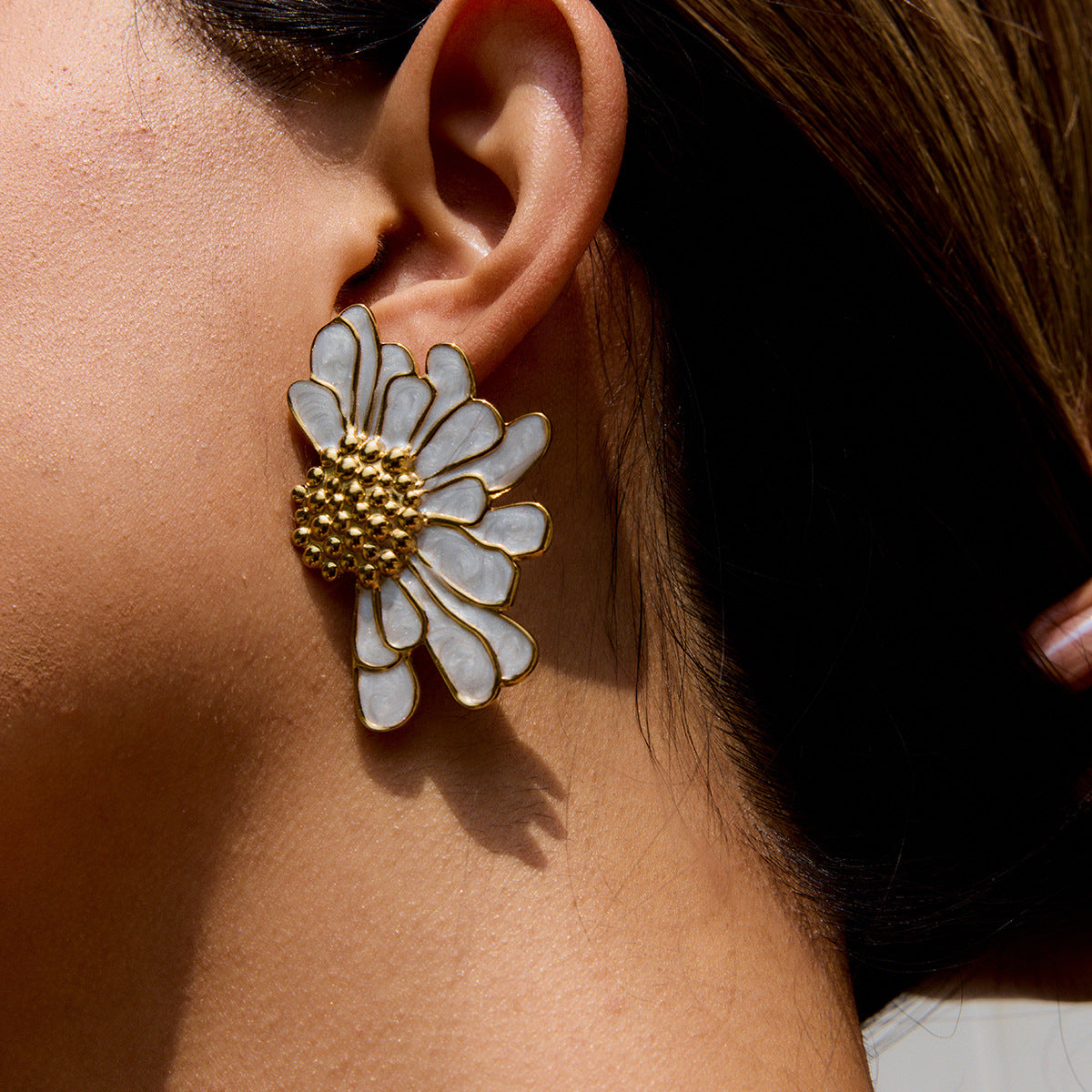 Daisy Flower Earrings