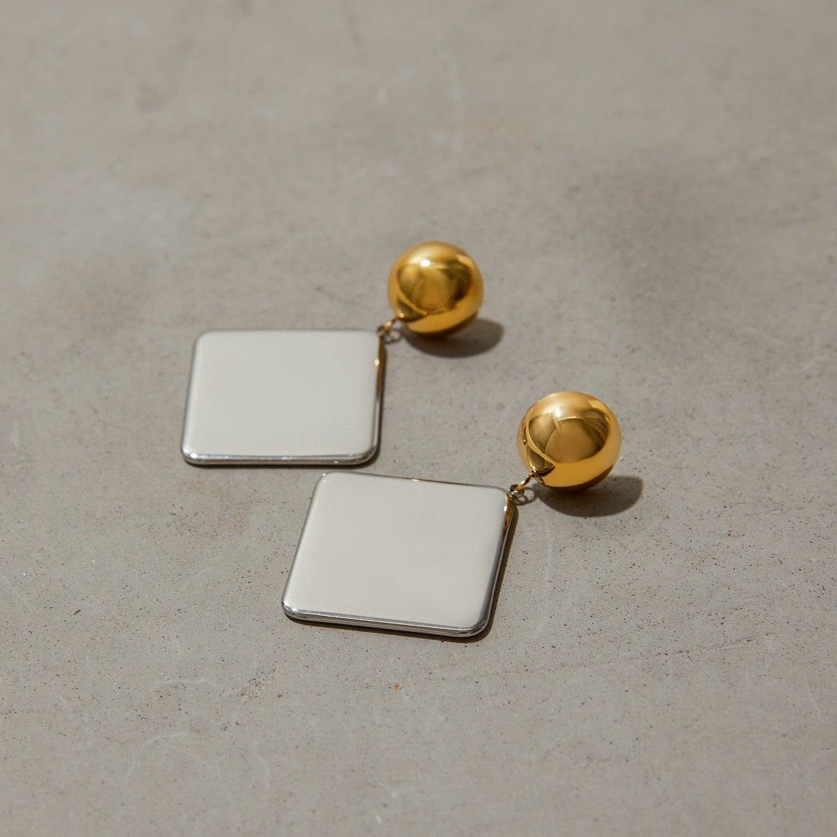 Geometric Drop Earrings