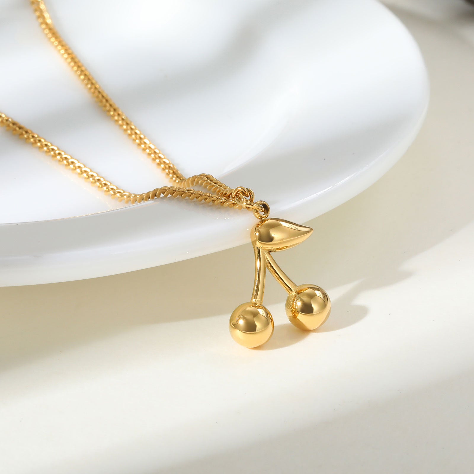 Cherry Pendant Necklace