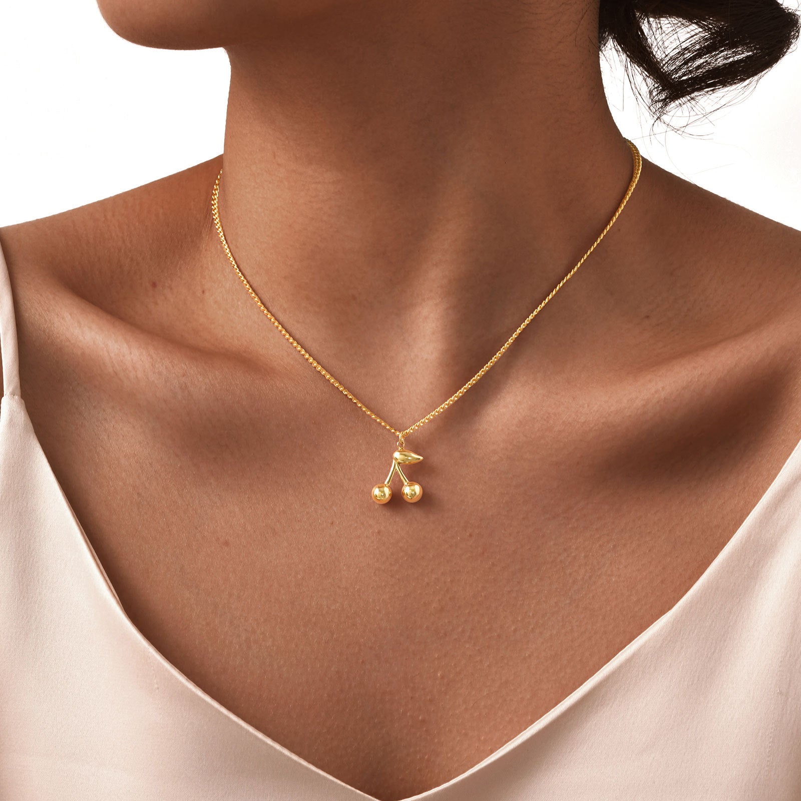 Cherry Pendant Necklace