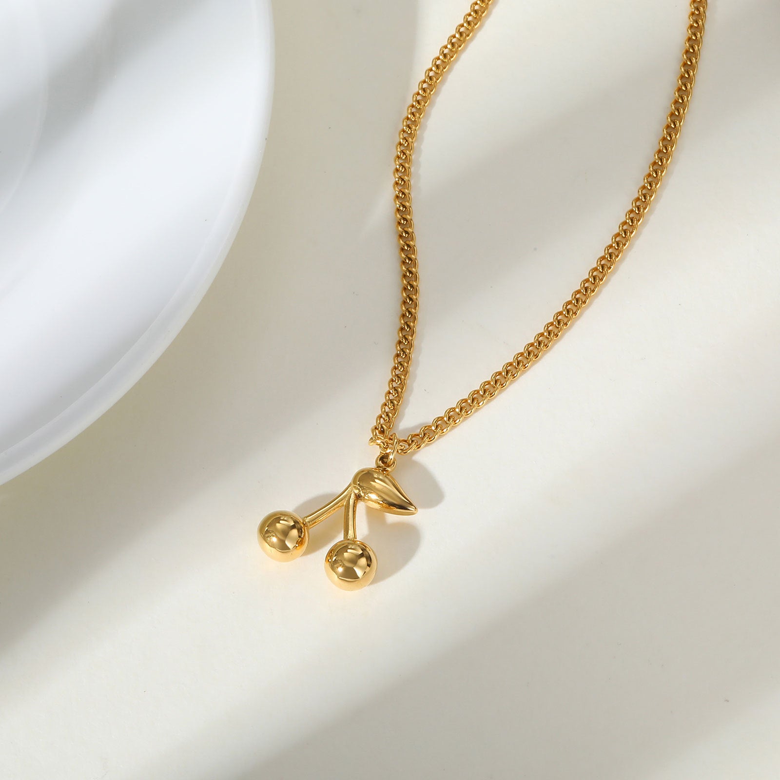 Cherry Pendant Necklace