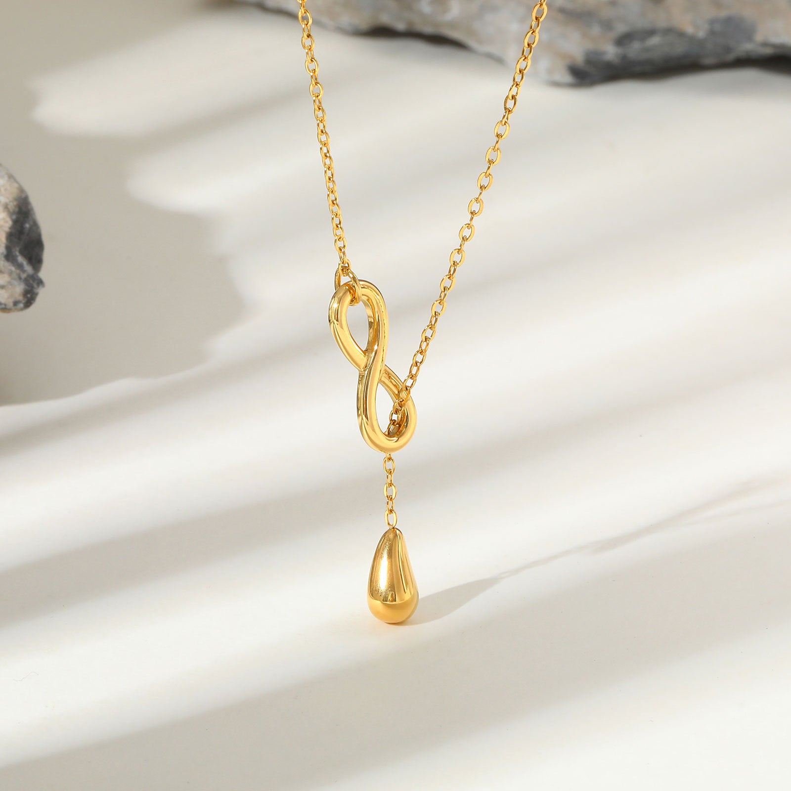 Infinity Drop Necklace