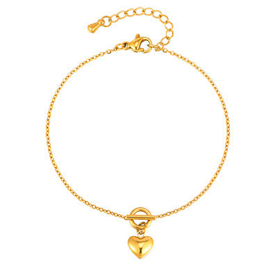 Heart Charm Bracelet