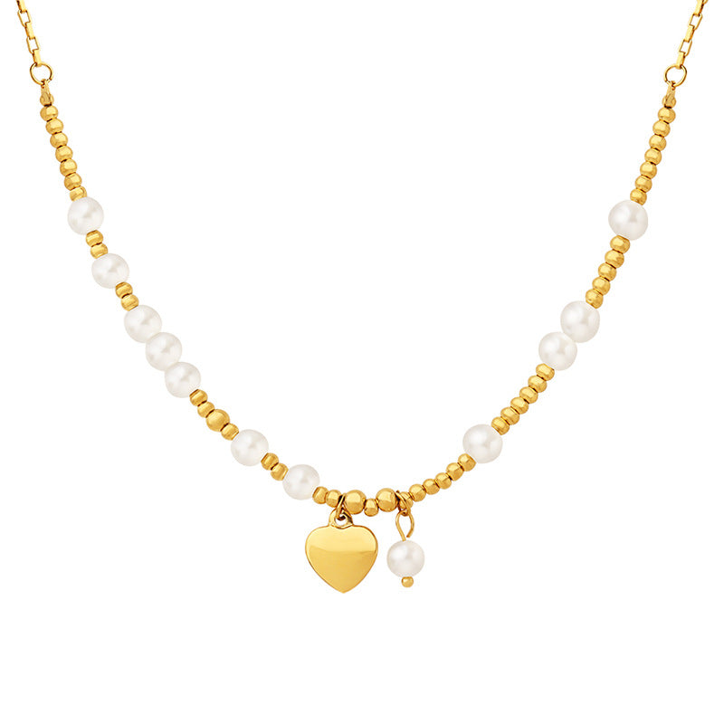 Heart & Harmony Pearl Necklace