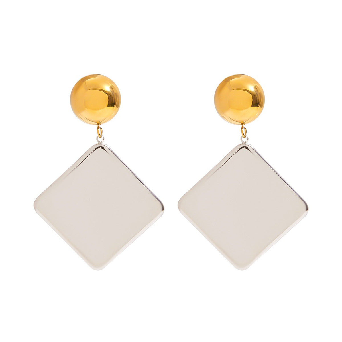 Geometric Drop Earrings