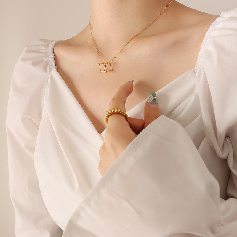 Geometric Gravity Necklace