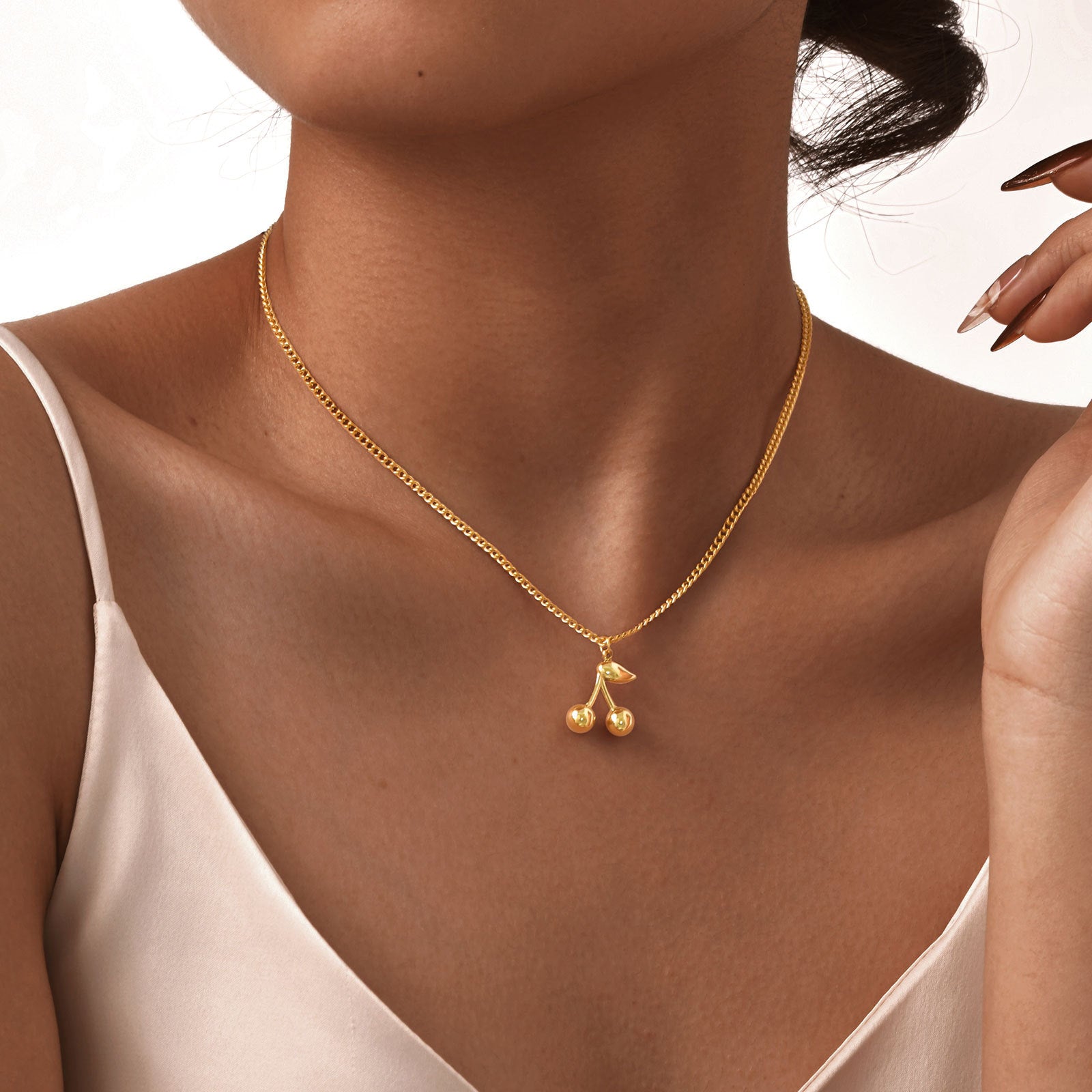 Cherry Pendant Necklace