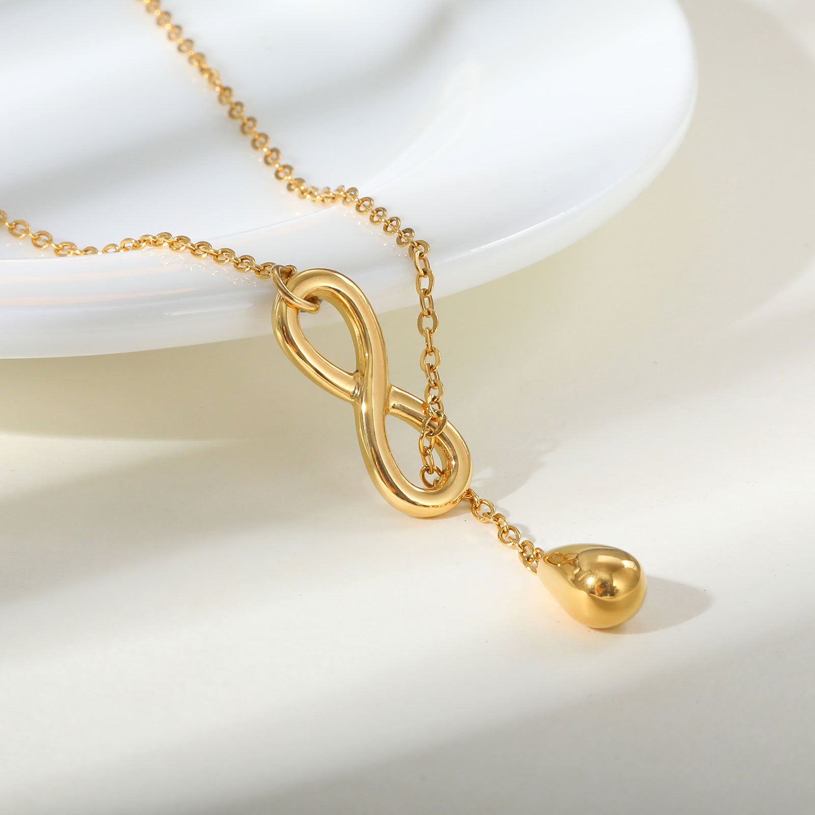Infinity Drop Necklace