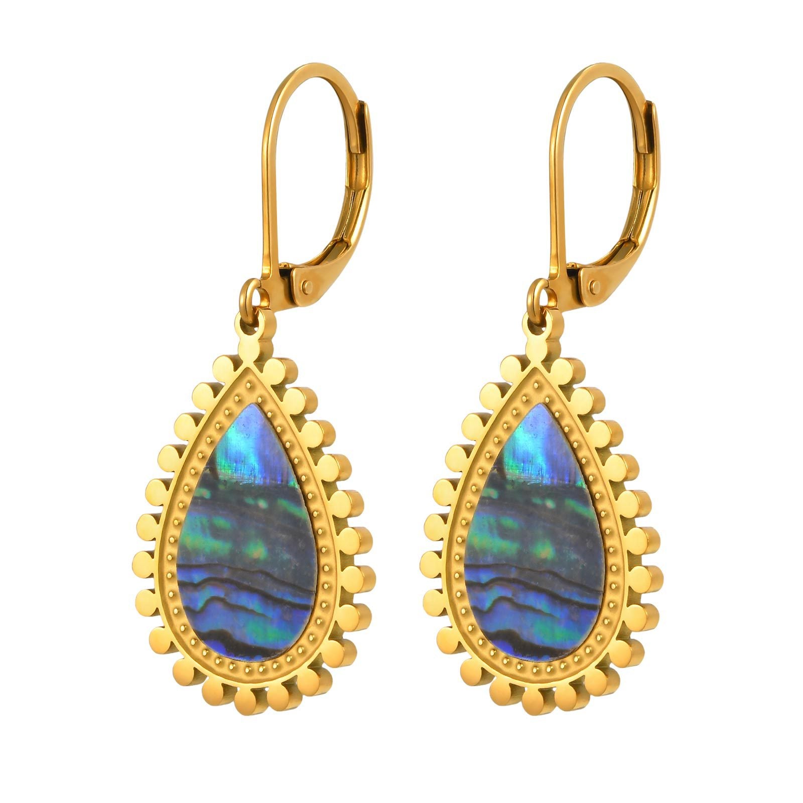 Teardrop Shell Earrings