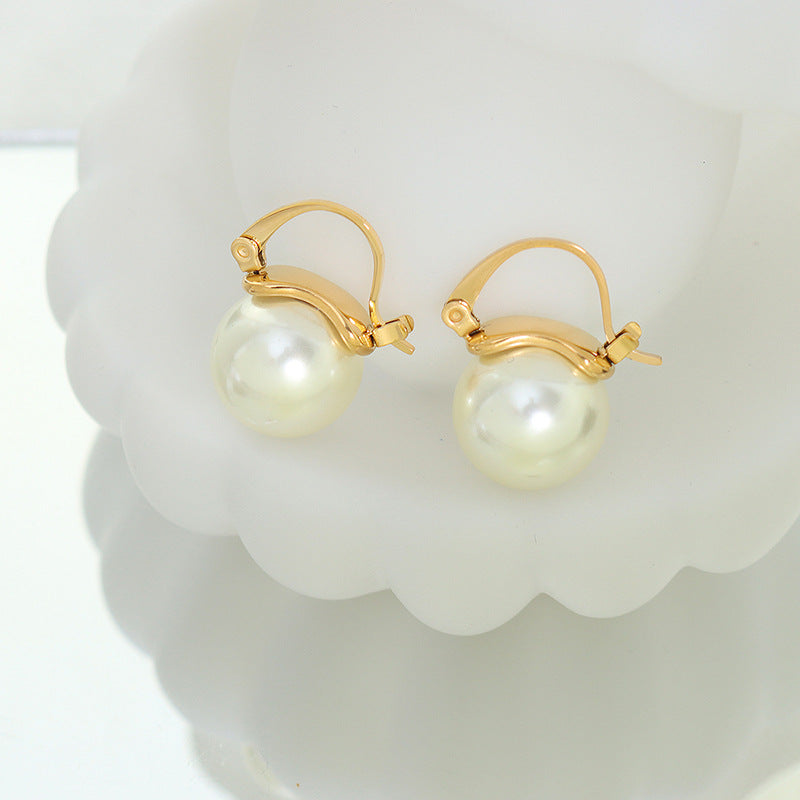 Luminous Pearl Drop Earrings