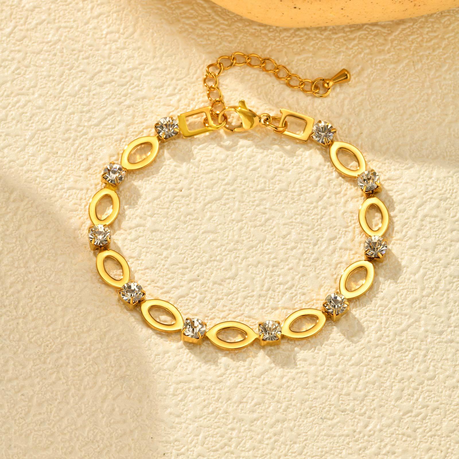 Zircon Link Bracelet