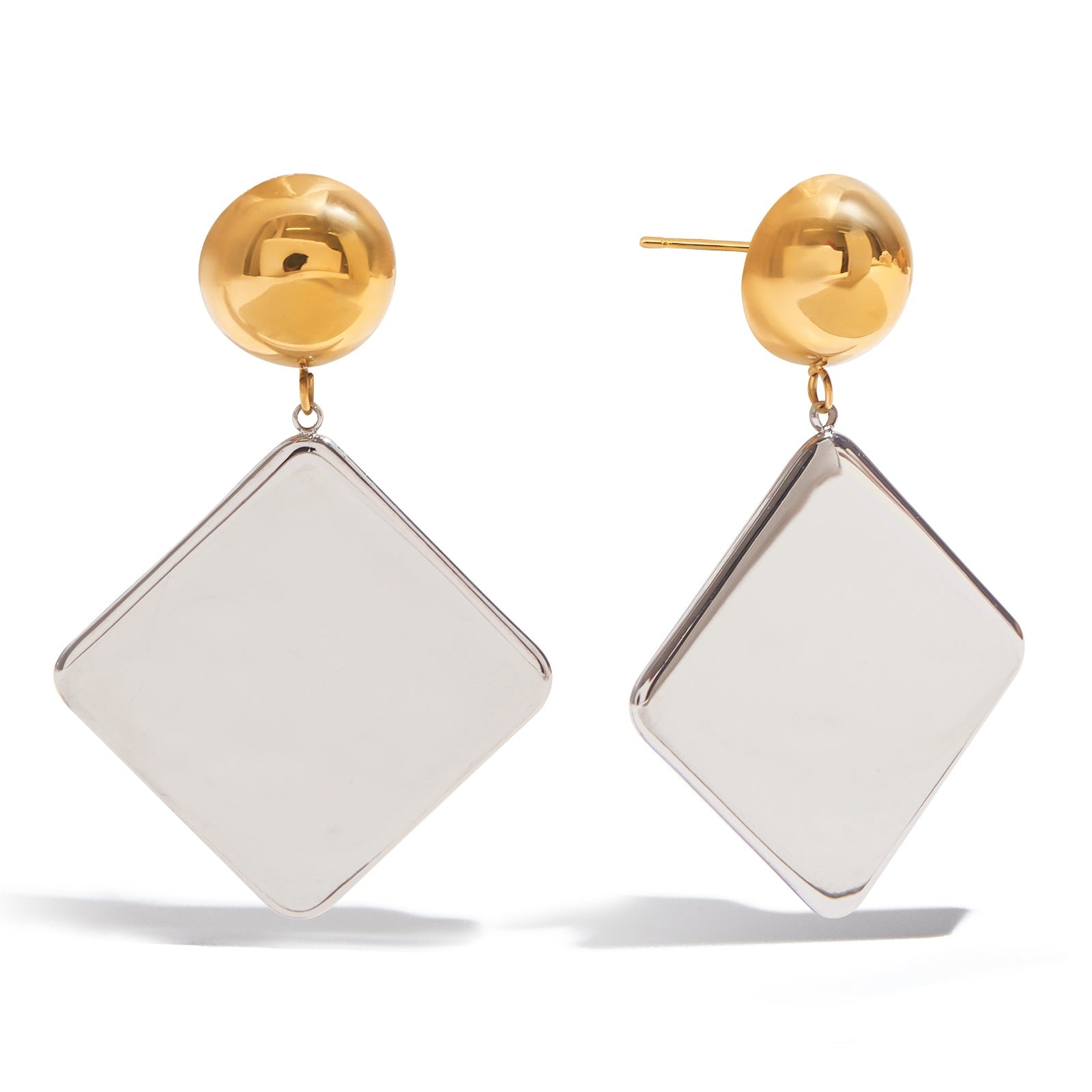 Geometric Drop Earrings