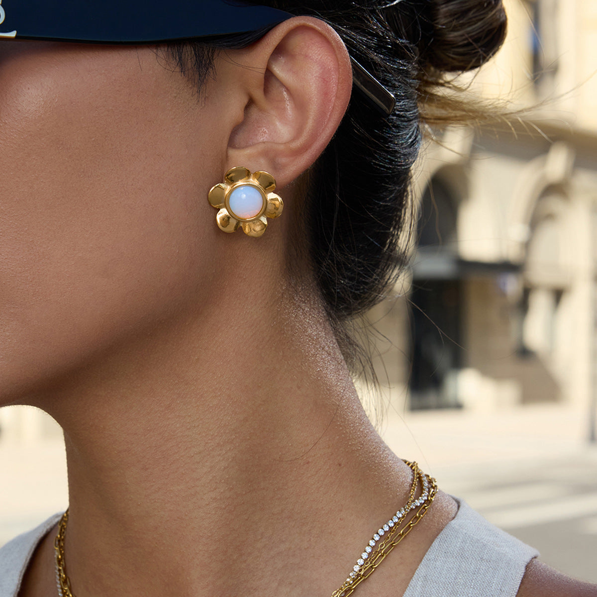 Flower Stud Earrings