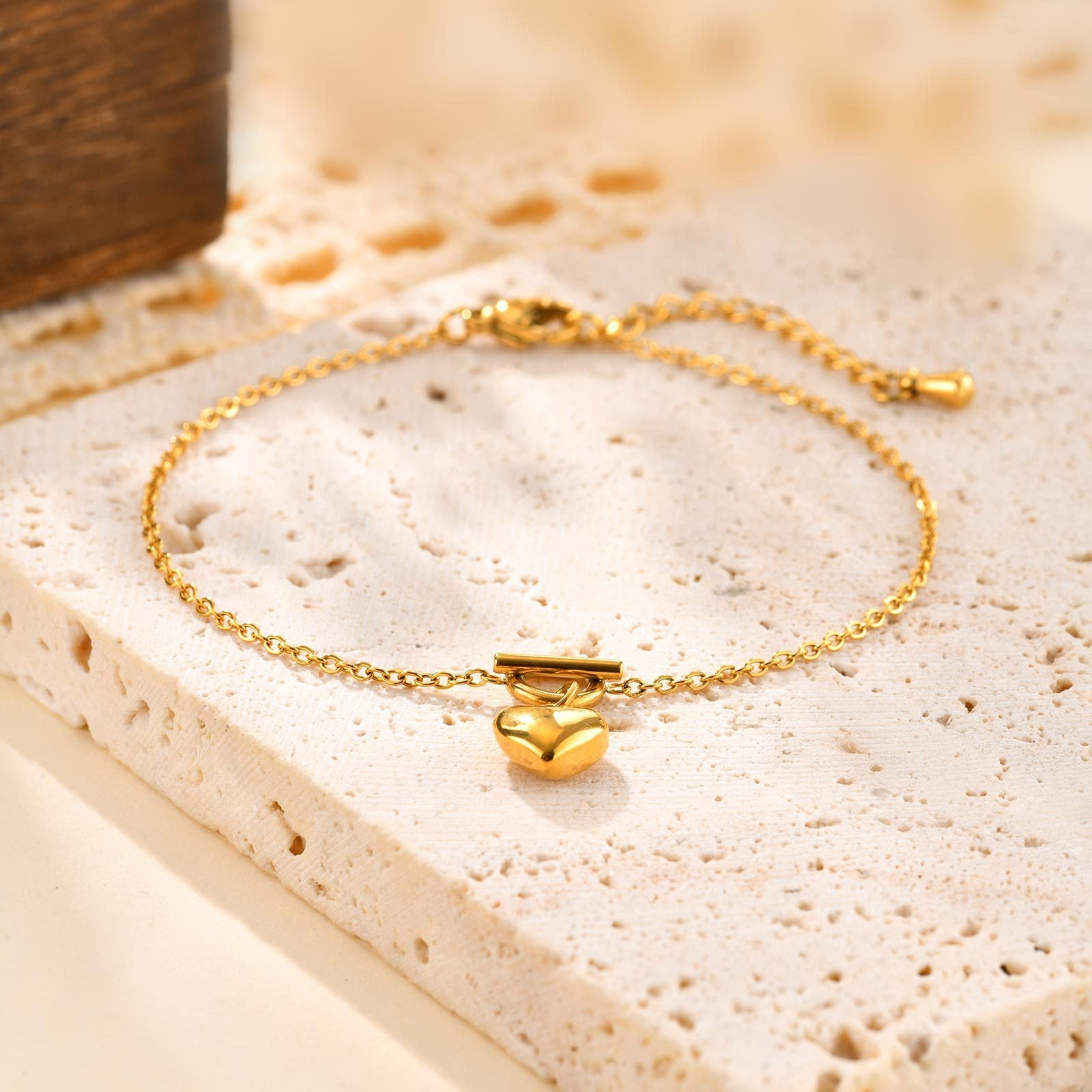 Heart Charm Bracelet