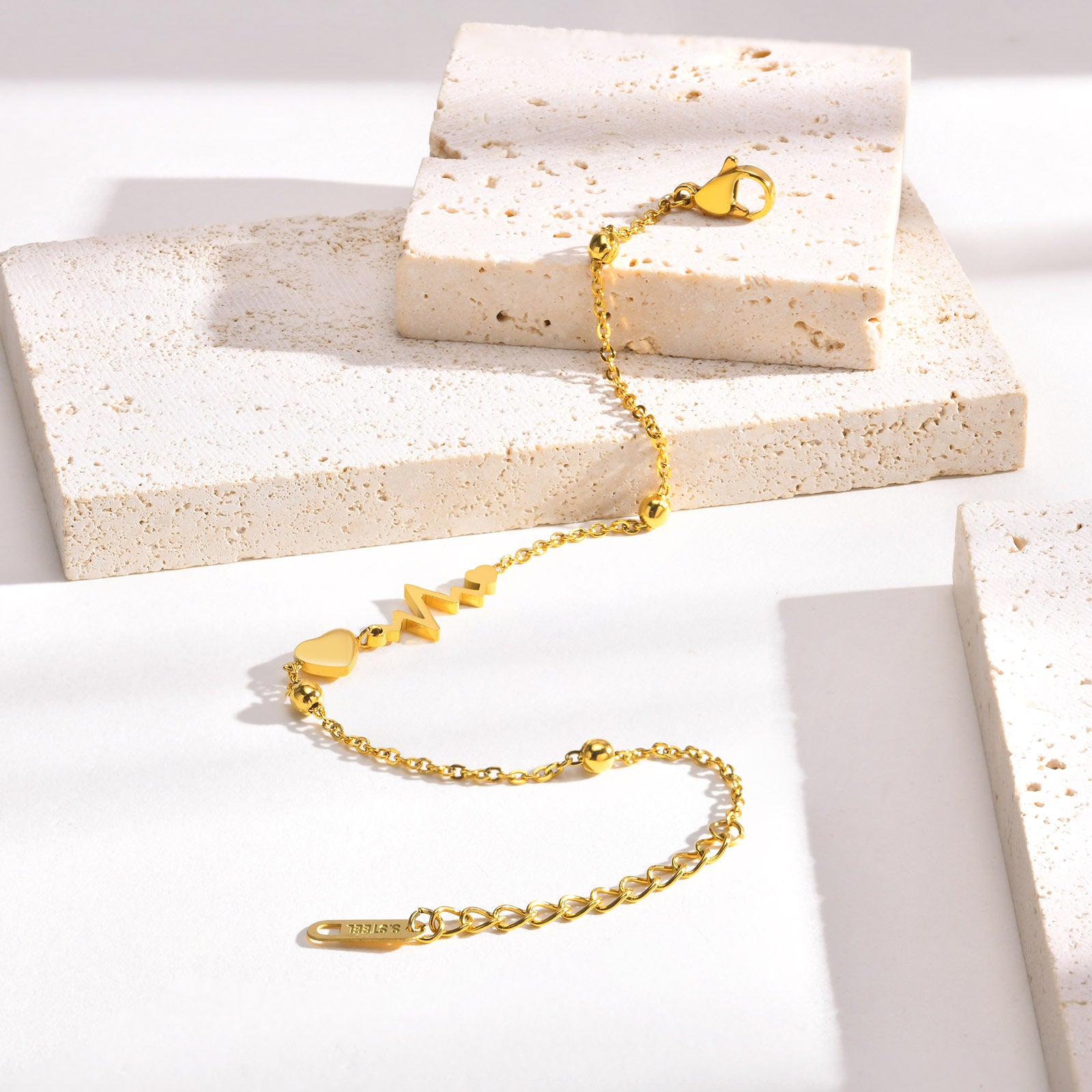 Heartbeat Charm Bracelet