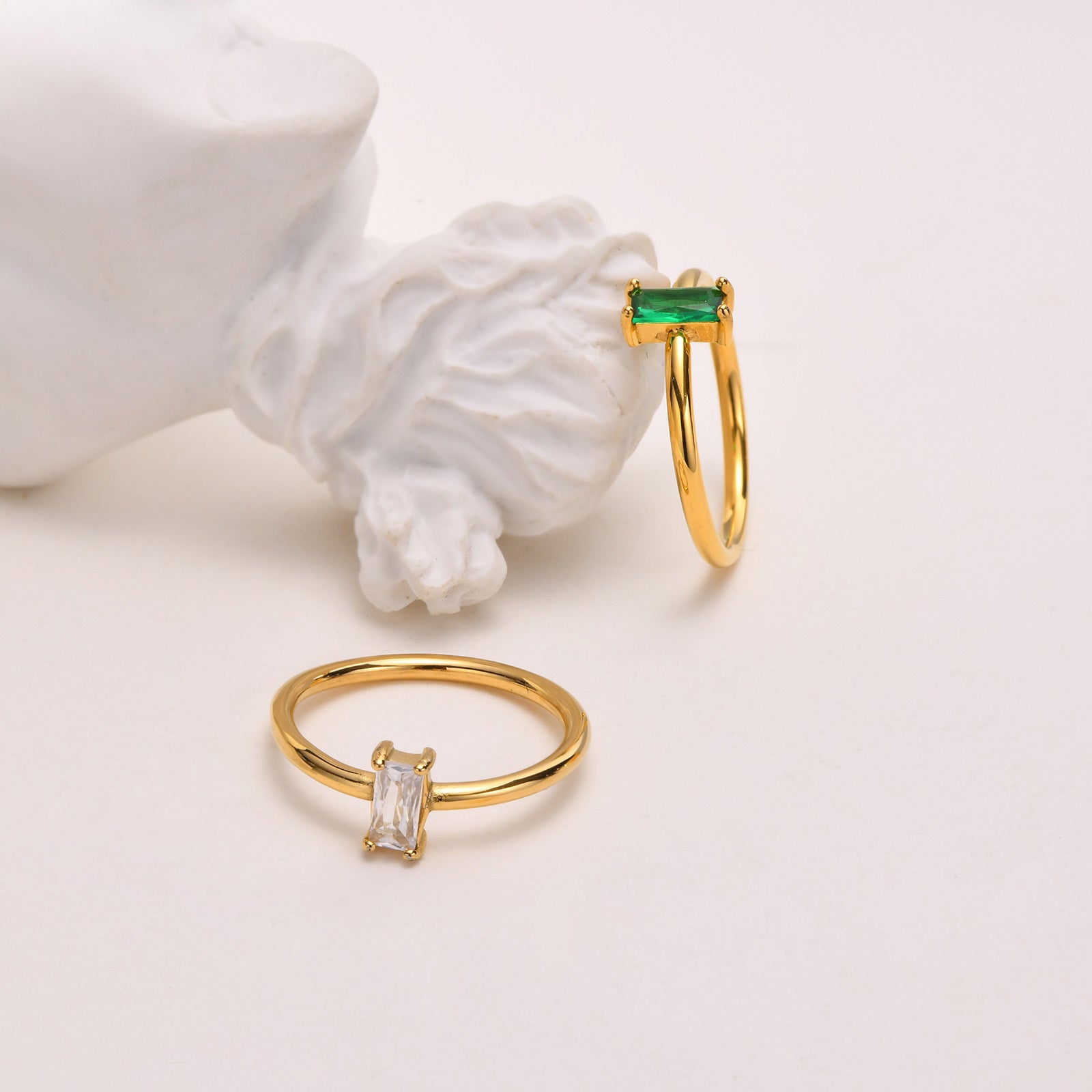 Rectangular Stone Ring