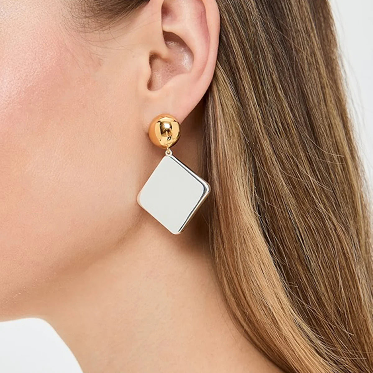 Geometric Drop Earrings