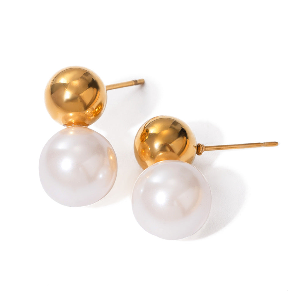 Pearl Stud Earrings