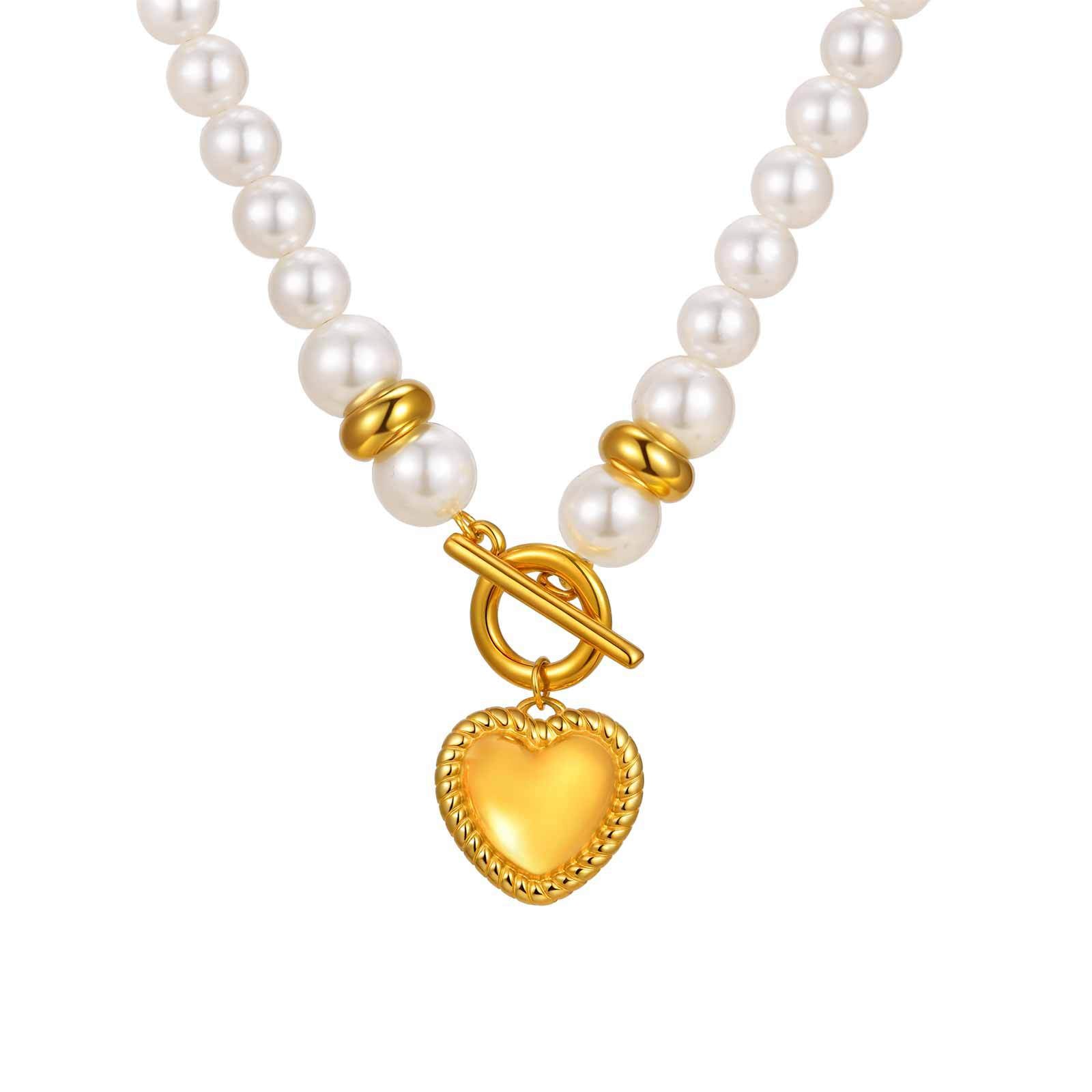 Pearl Heart Necklace