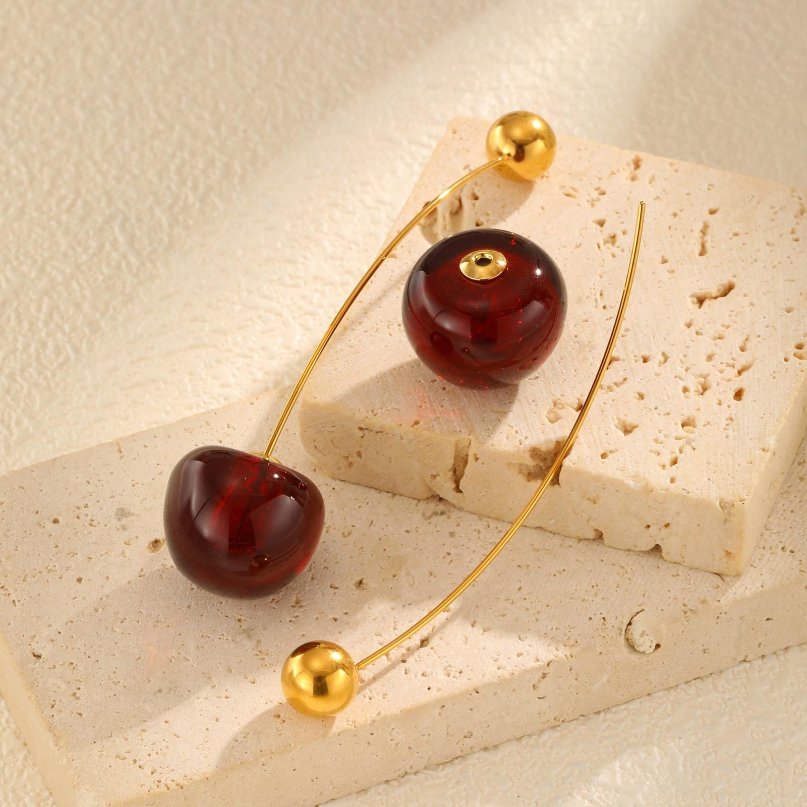 Cherry Drop Earrings