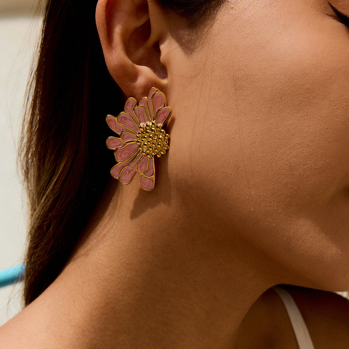 Daisy Flower Earrings