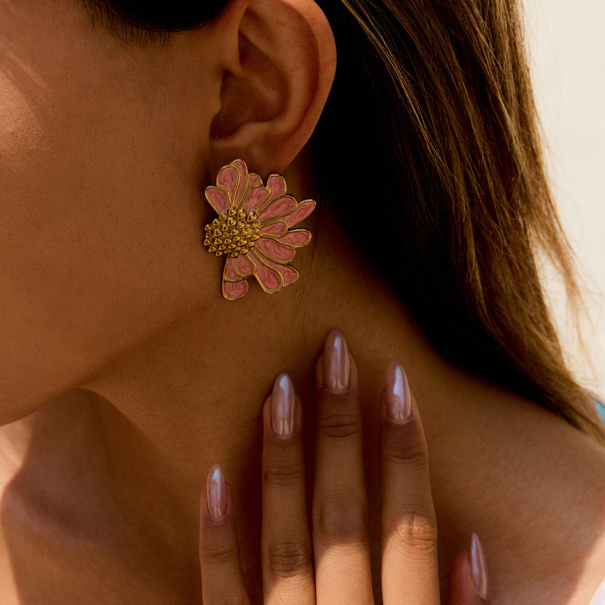 Daisy Flower Earrings