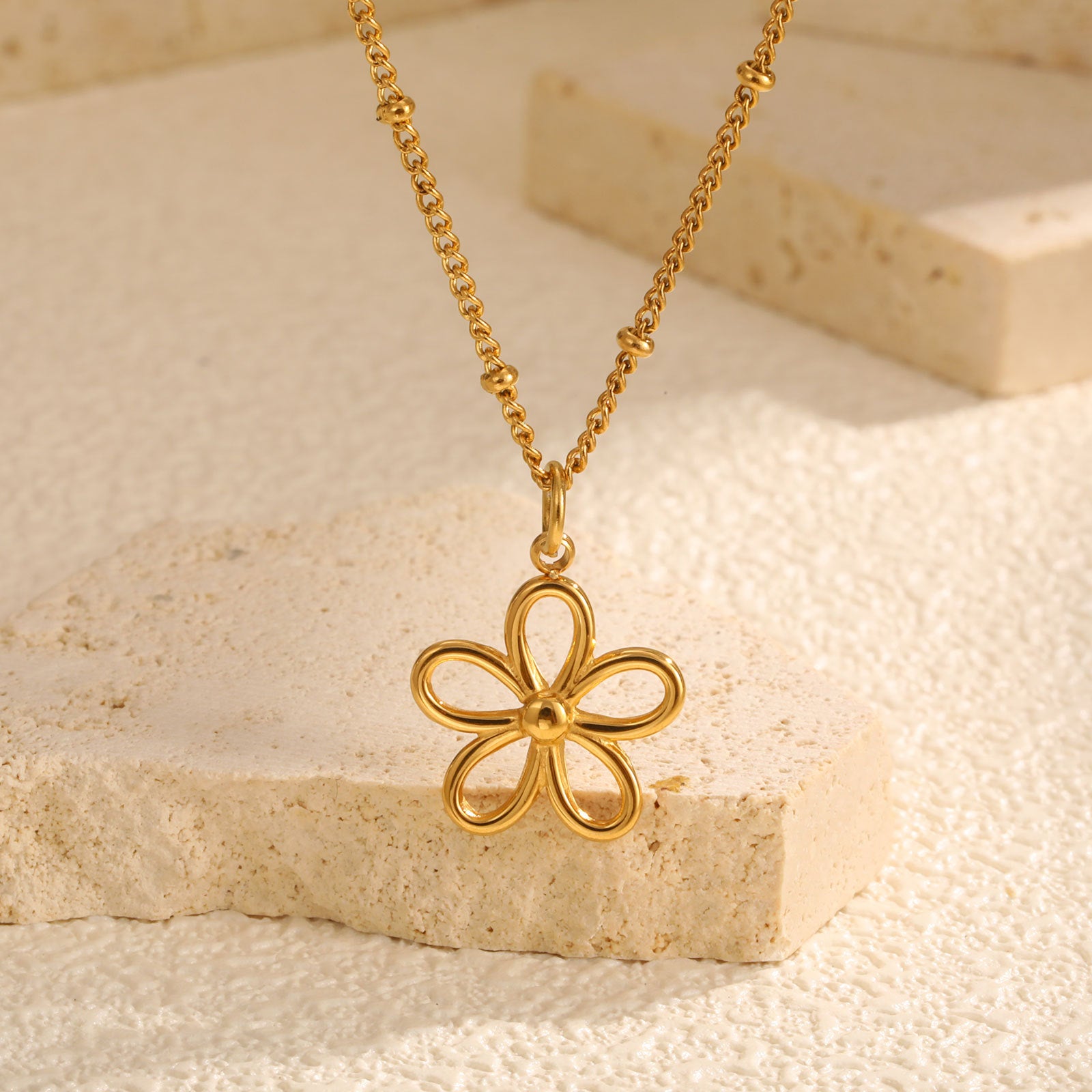 Flower Pendant Necklace