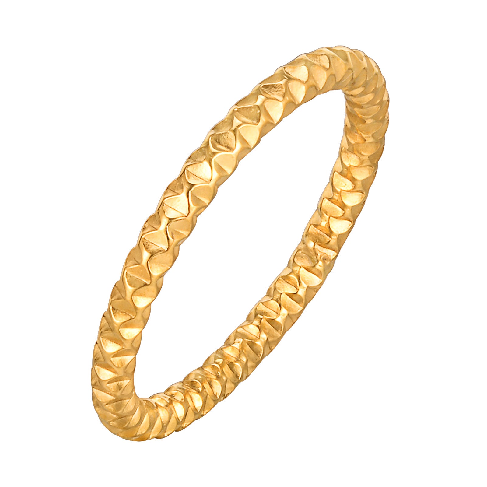 Textured Band Ring