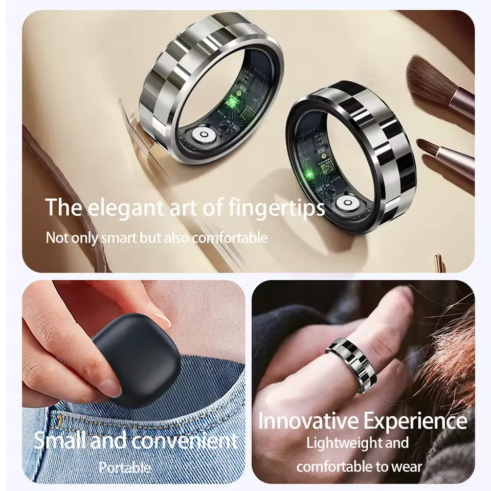 Chrome Edge Smart Ring
