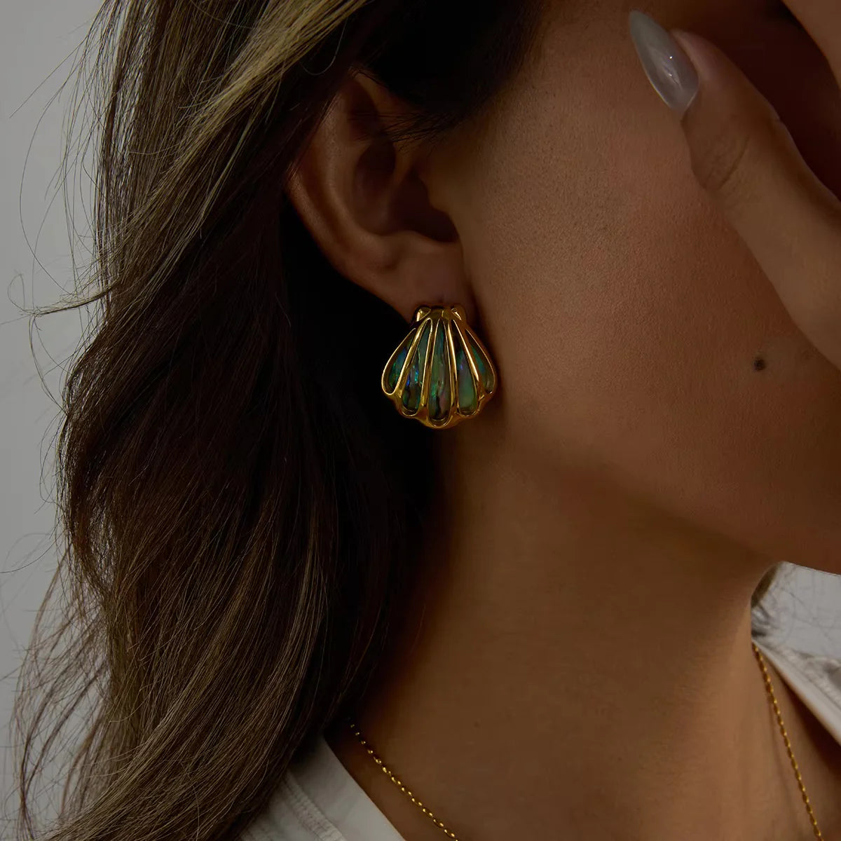 Shell Abalone Earrings