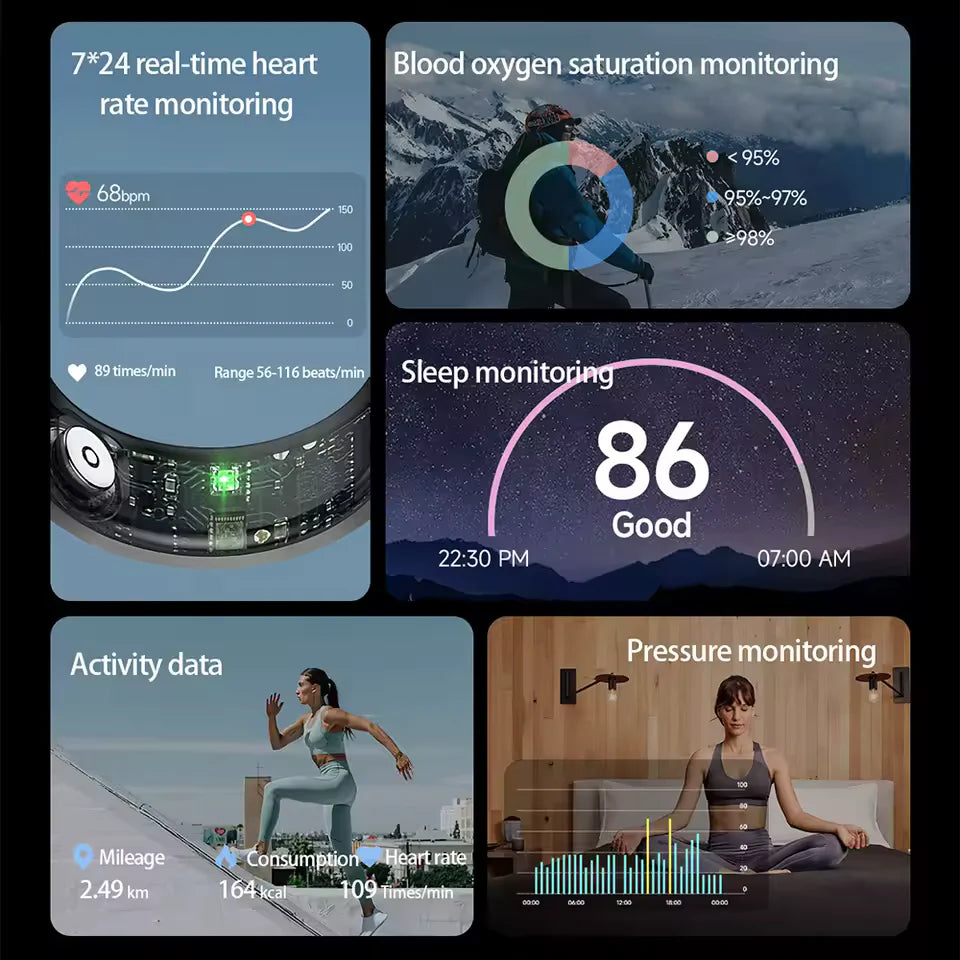 Chrome Edge Smart Ring