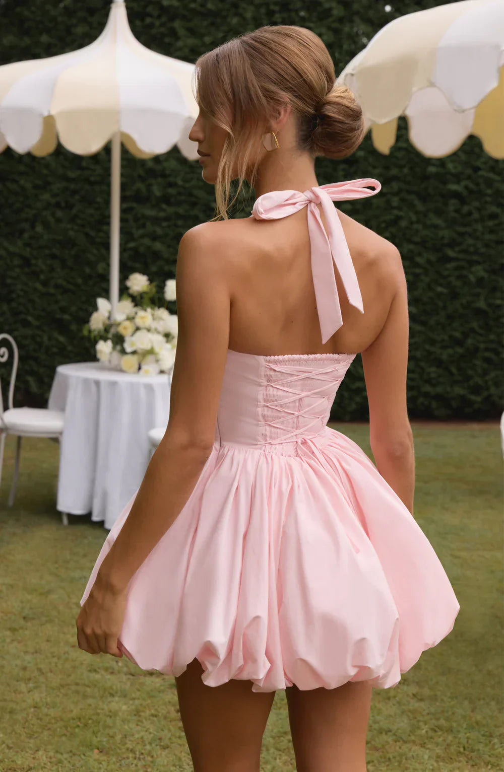 Rosavelle Halter Mini Dress